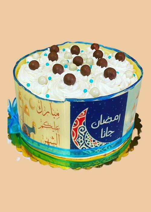 An Arabic cake for celebrating Ramadan.